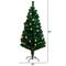 5ft. Fiber Optic Star-Shaped LED Lights Pine Artificial Christmas Tree